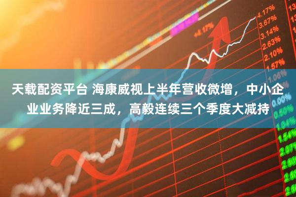 天载配资平台 海康威视上半年营收微增，中小企业业务降近三成，高毅连续三个季度大减持