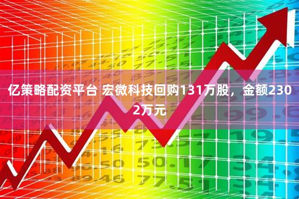 亿策略配资平台 宏微科技回购131万股,金额2302万元