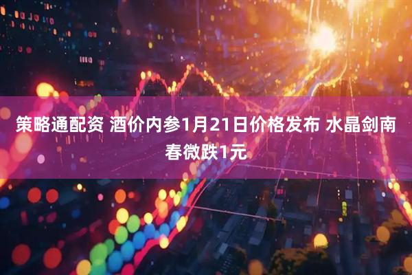 策略通配资 酒价内参1月21日价格发布 水晶剑南春微跌1元